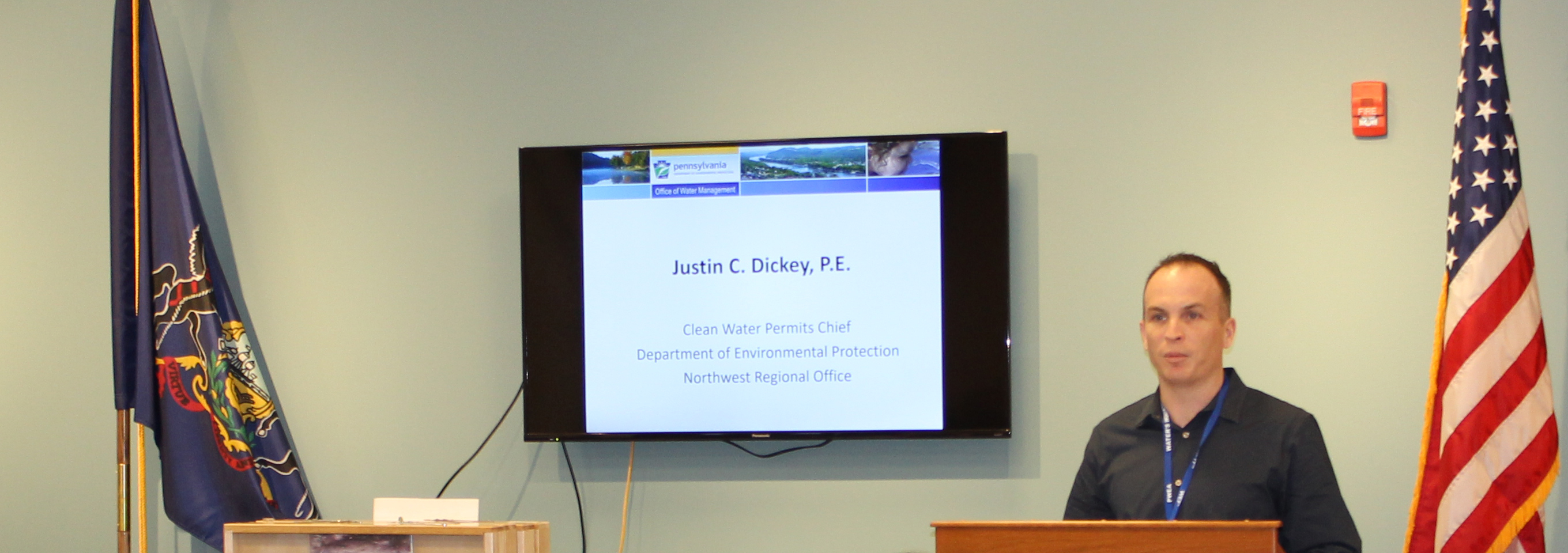 Justin Dickey at Engineering Day
