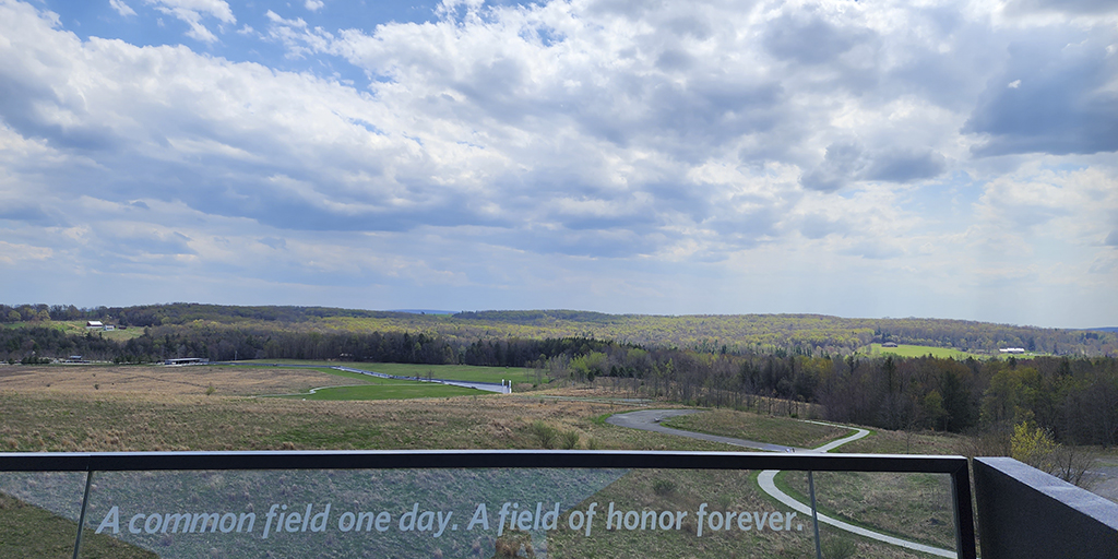 Overlook at Flight 93 National Memorial