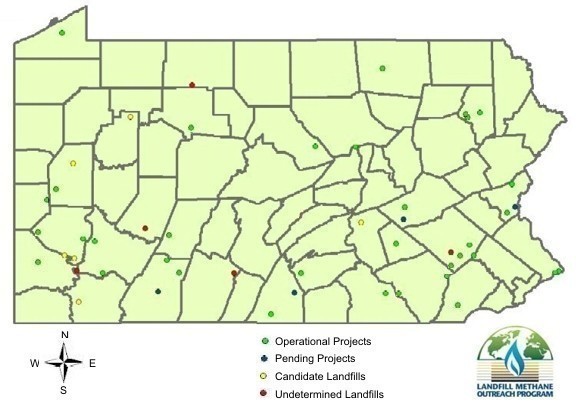 PA Landfill Methane Projects