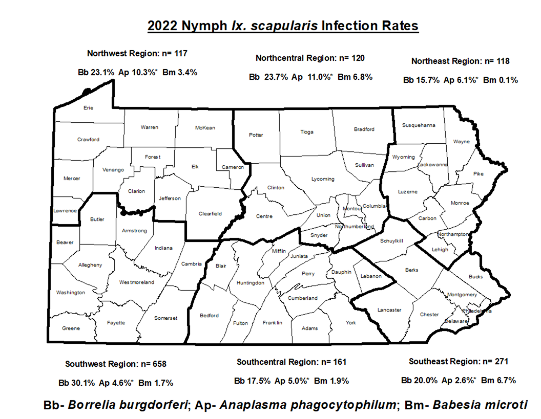2022 Infection Rate Map