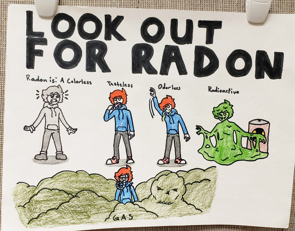 Look out for radon poster