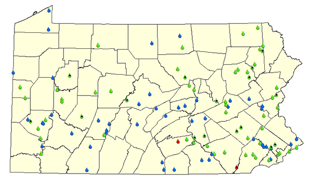 Treatment Program Member Locations Map