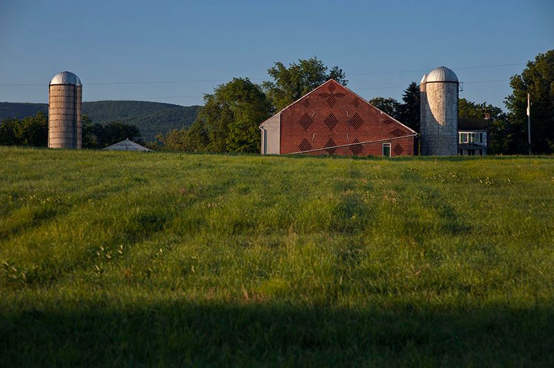 Farm in PA with a red barn