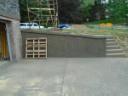 thumbnail of house with new retaining wall
