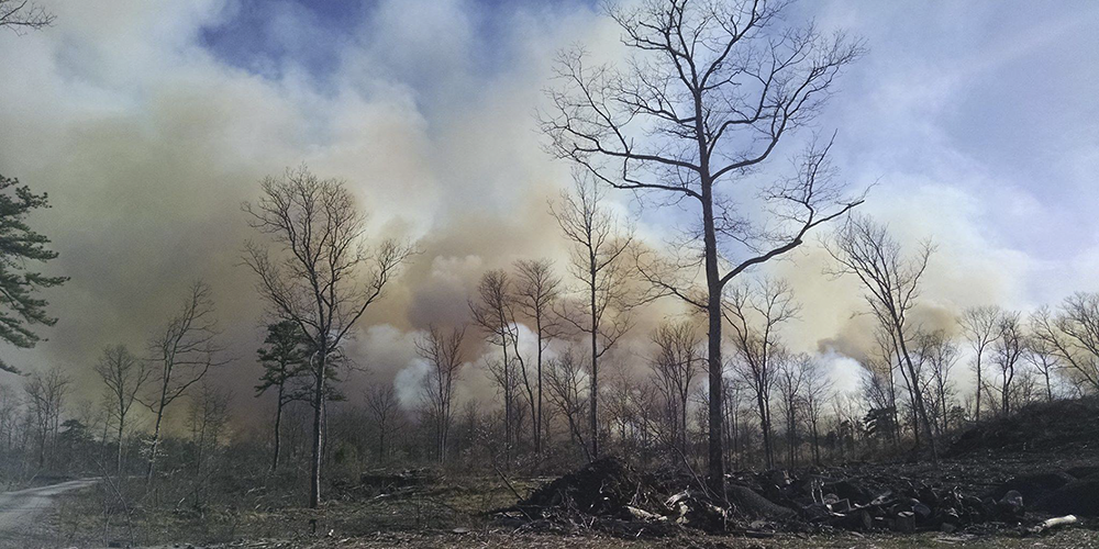 Wildfire in Pennsylvania